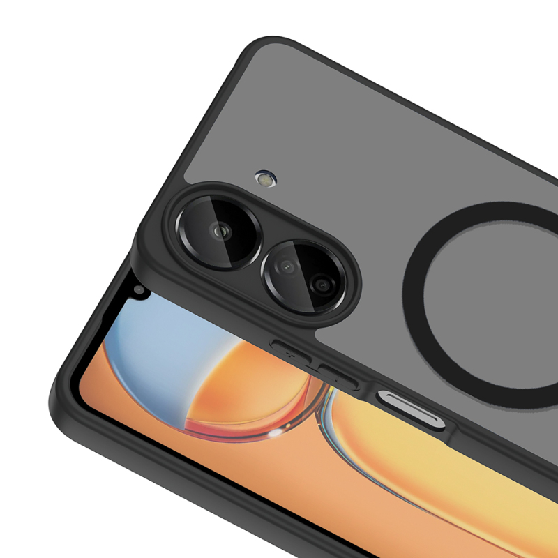 Xiaomi Poco C65 Case M-safe Charging Feature Zore Babet Cover - 11