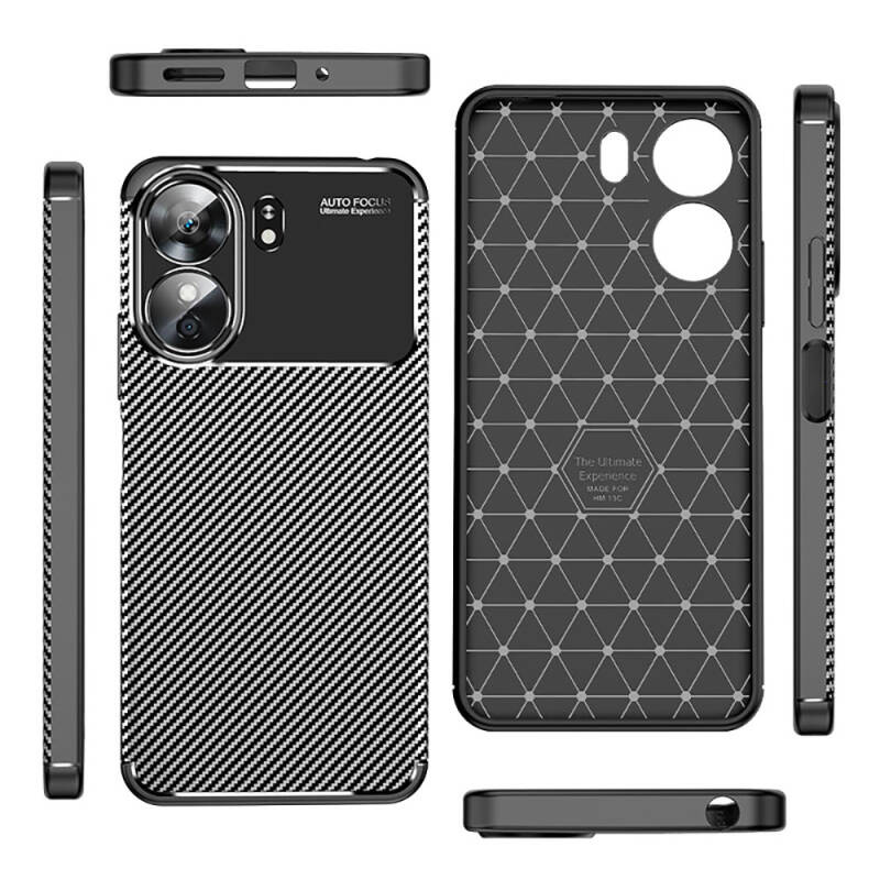 Xiaomi Poco C65 Case Zore Negro Silicone Cover - 11