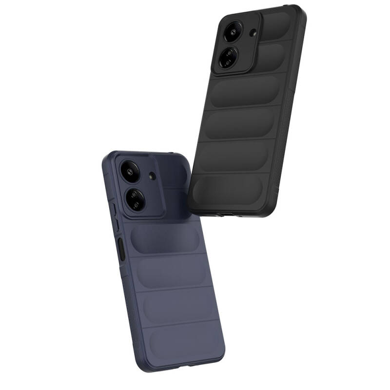 Xiaomi Poco C65 Kılıf Esnek TPU Oyuklu Arka Yüzey Tasarımlı Zore Etnik Silikon Kapak - 10