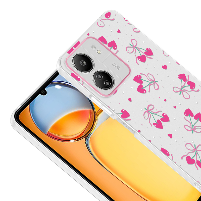 Xiaomi Poco C65 Kılıf Kamera Korumalı Desenli Zore Klip Kapak - 5