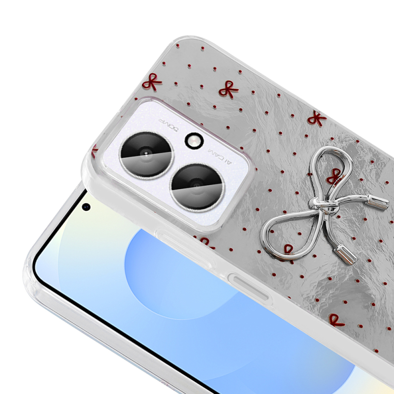 Xiaomi Poco C65 Kılıf Kamera Korumalı Figürlü Zore Ponti Silikon Kapak - 7