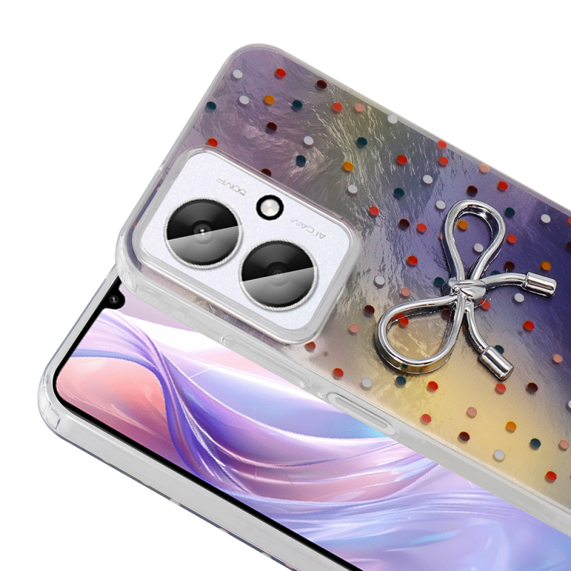 Xiaomi Poco C65 Kılıf Kamera Korumalı Figürlü Zore Ponti Silikon Kapak - 11
