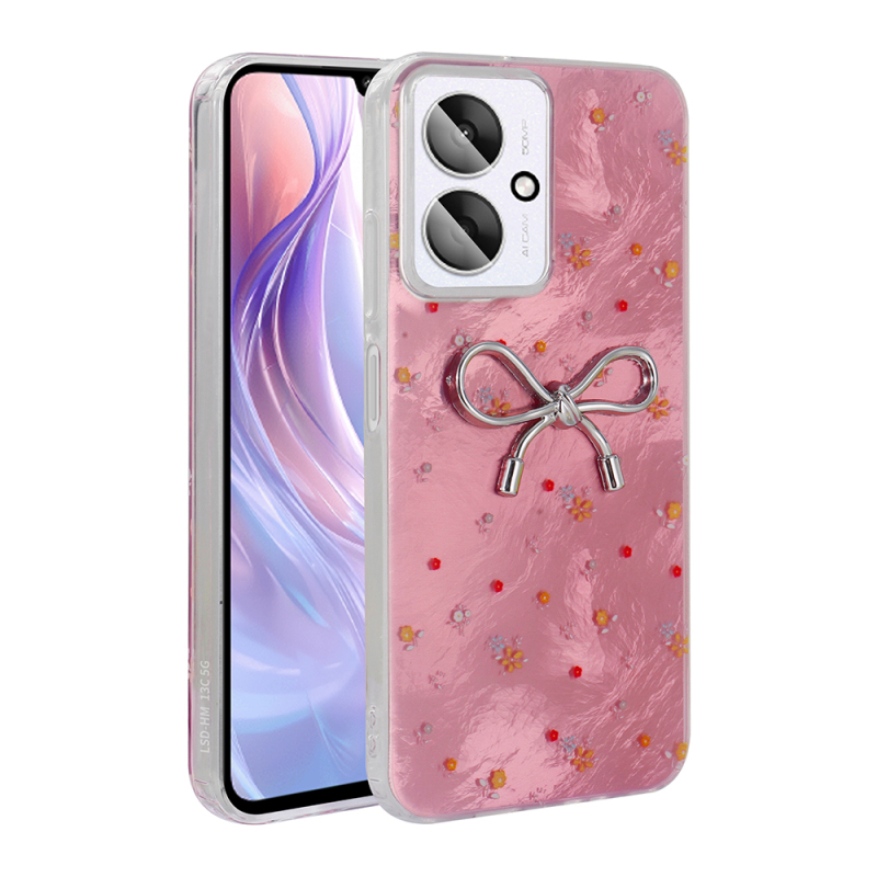 Xiaomi Poco C65 Kılıf Kamera Korumalı Figürlü Zore Ponti Silikon Kapak - 3