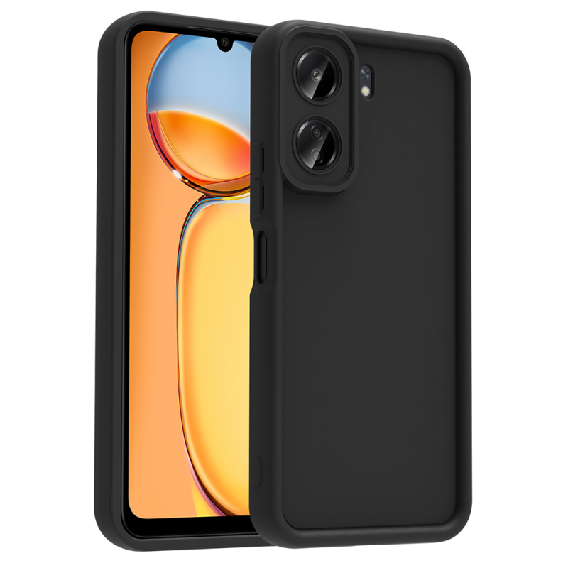 Xiaomi Poco C65 Kılıf Kamera Korumalı Zore Ananas Kapak - 4