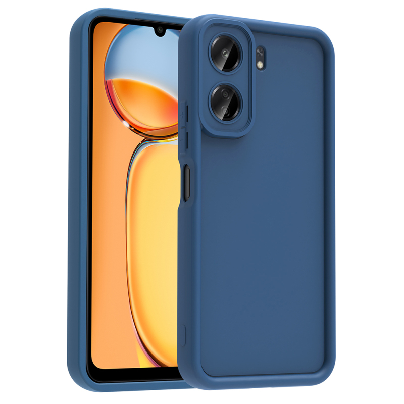Xiaomi Poco C65 Kılıf Kamera Korumalı Zore Ananas Kapak - 5
