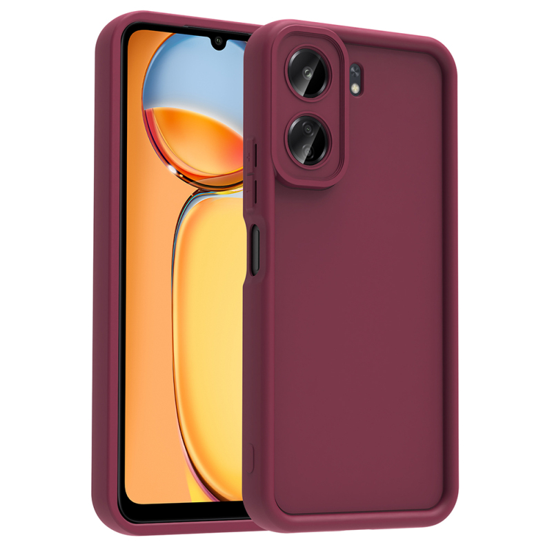 Xiaomi Poco C65 Kılıf Kamera Korumalı Zore Ananas Kapak - 2