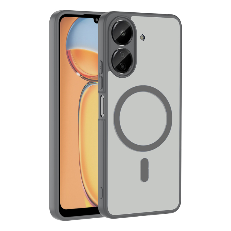 Xiaomi Poco C65 Kılıf M-safe Şarj Özellikli Zore Babet Kapak - 4