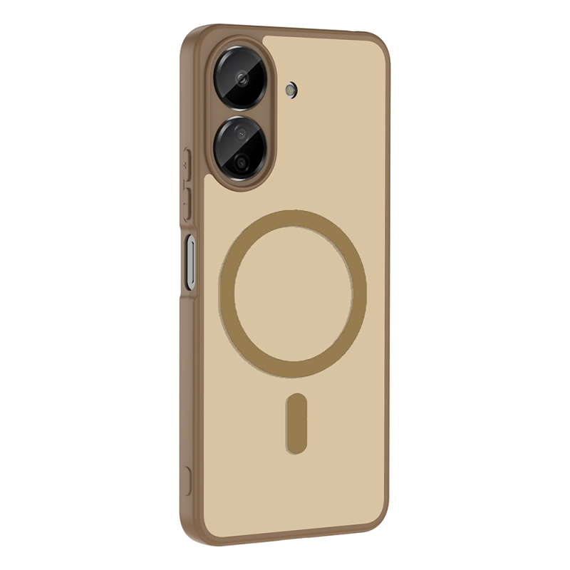 Xiaomi Poco C65 Kılıf M-safe Şarj Özellikli Zore Babet Kapak - 7