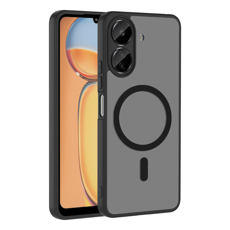 Xiaomi Poco C65 Kılıf M-safe Şarj Özellikli Zore Babet Kapak - 3