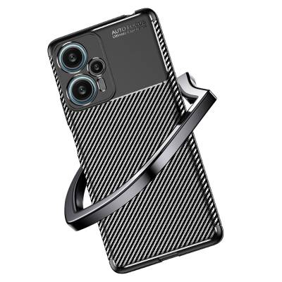 Xiaomi Poco F5 Case Zore Negro Silicone Cover - 6