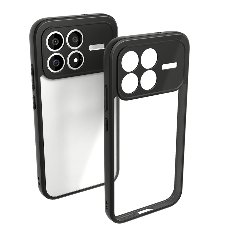 Xiaomi Poco F8 Pro Case Camera Protection Transparent Back Surface Zore New Roll Cover - 5