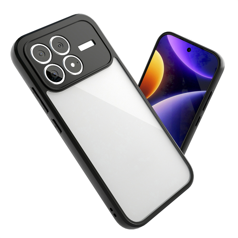 Xiaomi Poco F8 Pro Case Camera Protection Transparent Back Surface Zore New Roll Cover - 7