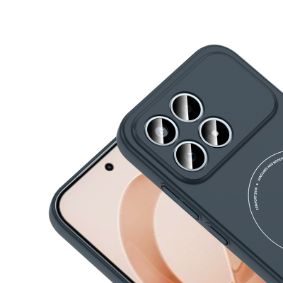 Xiaomi Poco F8 Pro Case with M-Safe Charging and Camera Protection - Zore Elio Hard PC Cover - 6