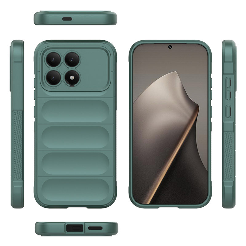 Xiaomi Poco F8 Pro Kılıf Esnek TPU Oyuklu Arka Yüzey Tasarımlı Zore Etnik Silikon Kapak - 27