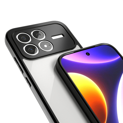 Xiaomi Poco F8 Pro Kılıf Kamera Korumalı Şeffaf Arka Yüzey Zore New Roll Kapak - 4