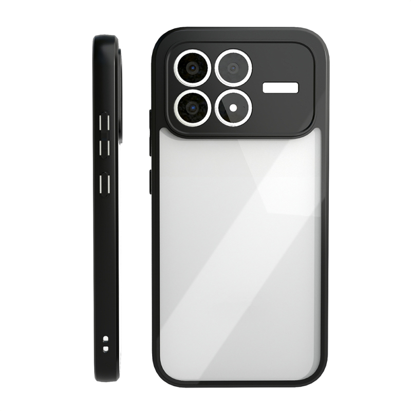 Xiaomi Poco F8 Pro Kılıf Kamera Korumalı Şeffaf Arka Yüzey Zore New Roll Kapak - 8