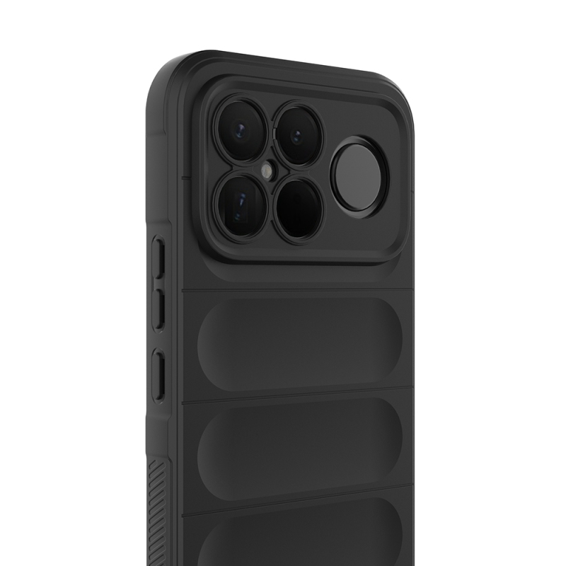 Xiaomi Poco F8 Ultra Case Flexible TPU Hollow Back Surface Design Zore Ethnic Silicone Cover - 7