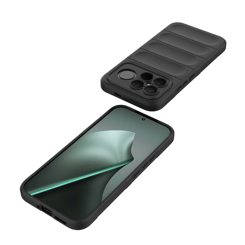 Xiaomi Poco F8 Ultra Case Flexible TPU Hollow Back Surface Design Zore Ethnic Silicone Cover - 9