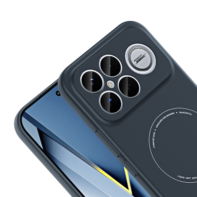 Xiaomi Poco F8 Ultra Case with M-Safe Charging Feature and Camera Protection - Zore Elio Hard PC Cover - 3
