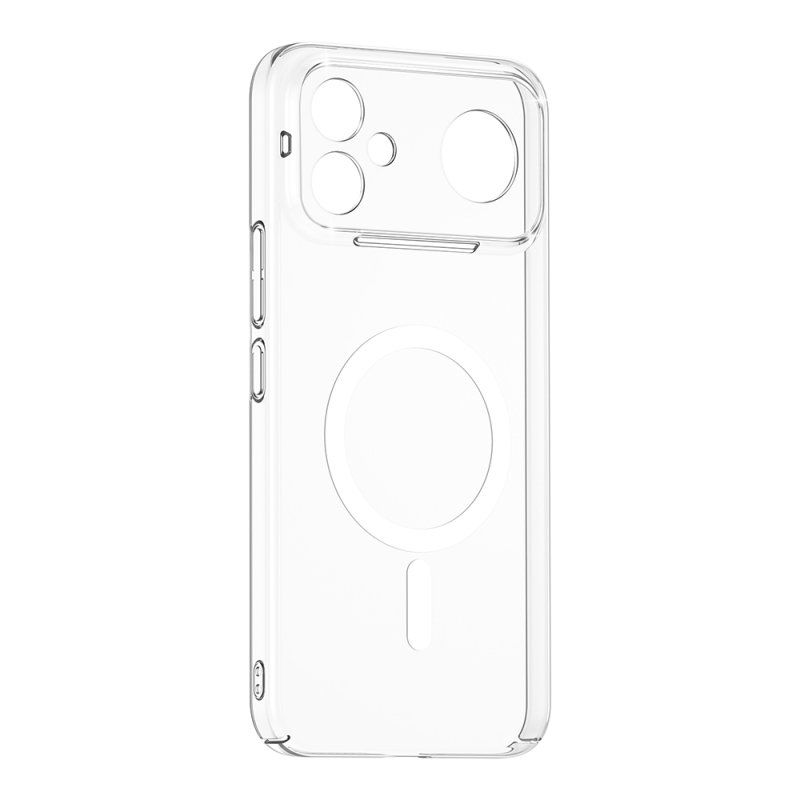 Xiaomi Poco F8 Ultra Kamera Korumalı M-Safe Şarj Özellikli Şeffaf Zore London Sert PC Kapak - 2