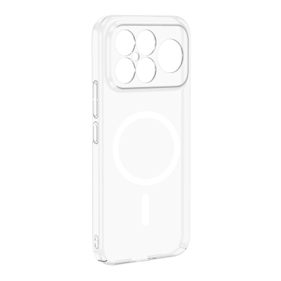 Xiaomi Poco F8 Ultra Kamera Korumalı M-Safe Şarj Özellikli Şeffaf Zore London Sert PC Kapak - 3