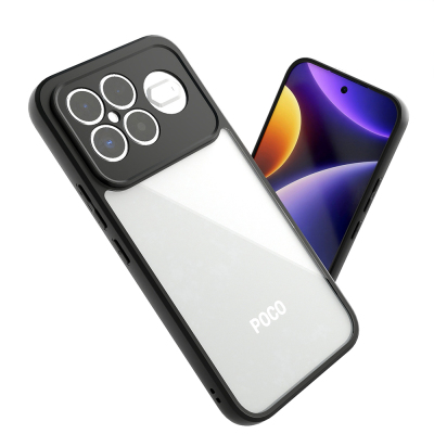 Xiaomi Poco F8 Ultra Kılıf Kamera Korumalı Şeffaf Arka Yüzey Zore New Roll Kapak - 8