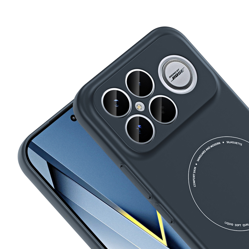 Xiaomi Poco F8 Ultra Kılıf M-Safe Şarj Özellikli Kamera Korumalı Zore Elio Sert PC Kapak - 3