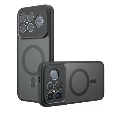 Xiaomi Poco F8 Ultra Kılıf M-Safe Şarj Özellikli Kamera Korumalı Zore Lunex Kapak - 1