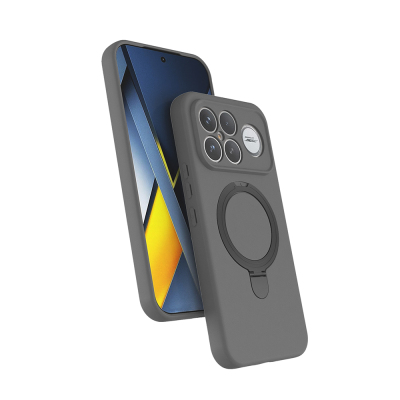 Xiaomi Poco F8 Ultra Kılıf M-safe Şarj Özellikli Standlı Zore Samara Kapak - 2
