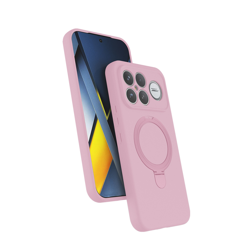 Xiaomi Poco F8 Ultra Kılıf M-safe Şarj Özellikli Standlı Zore Samara Kapak - 3