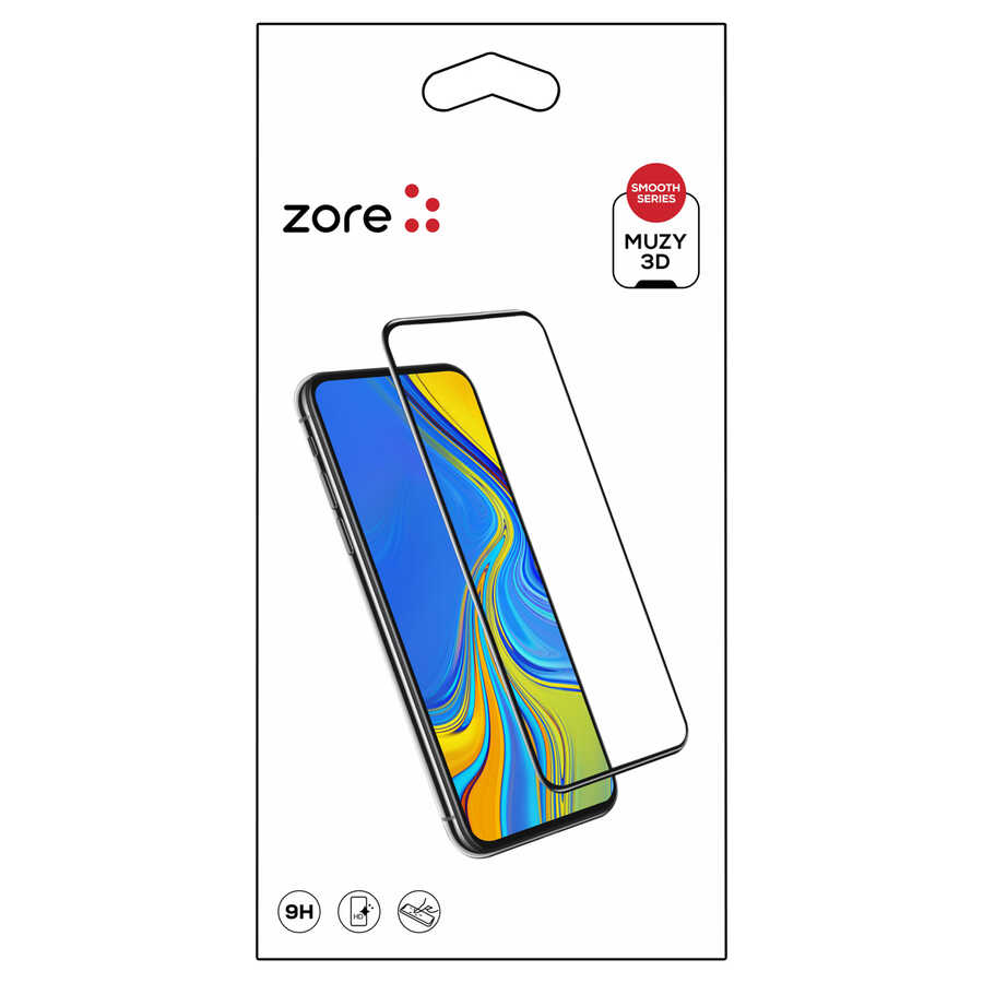 Xiaomi Poco M3 Zore 3D Muzy Temperli Cam Ekran Koruyucu - 2