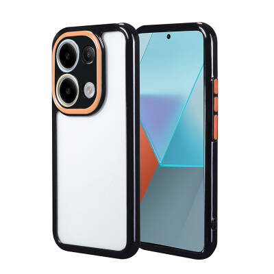 Xiaomi Poco M6 Pro 4G Case Camera Protected Colorful Edge Frame Design Zore Vitamin Cover - 5