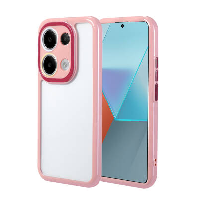 Xiaomi Poco M6 Pro 4G Case Camera Protected Colorful Edge Frame Design Zore Vitamin Cover - 3