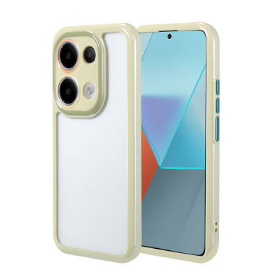 Xiaomi Poco M6 Pro 4G Case Camera Protected Colorful Edge Frame Design Zore Vitamin Cover - 4