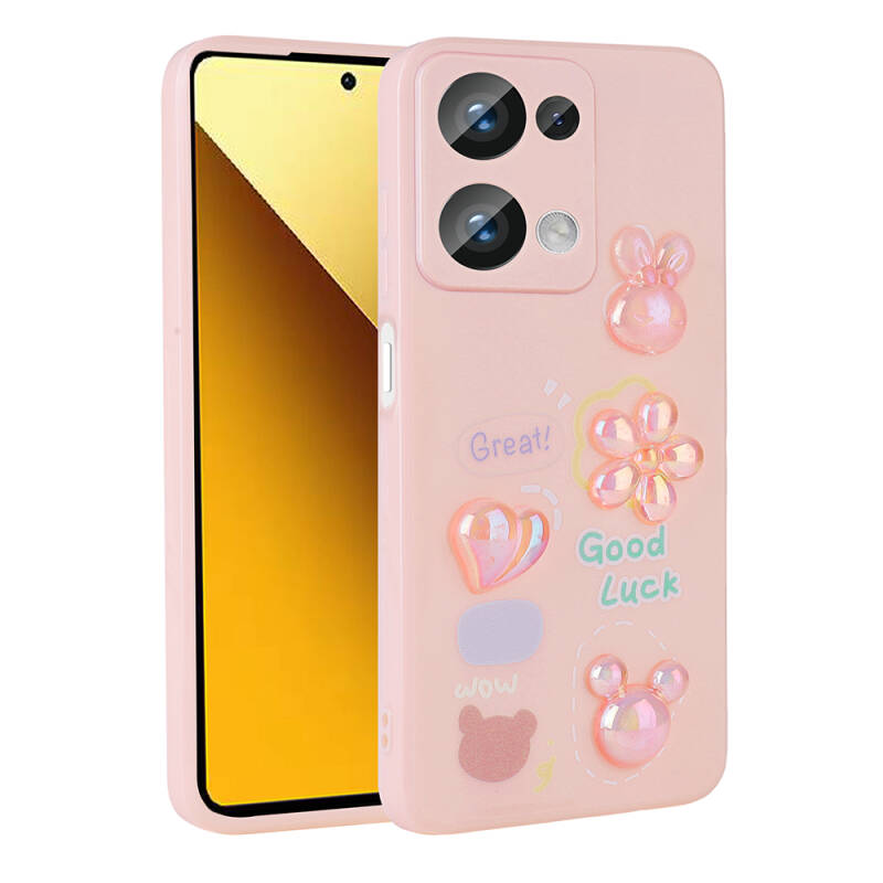 Xiaomi Poco M6 Pro 4G Case Relief Figured Shiny Zore Toys Silicone Cover - 5