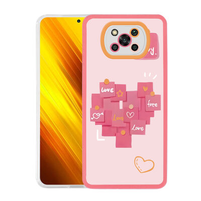 Xiaomi Poco X3 Case Zore M-Fit Patterned Cover - 4