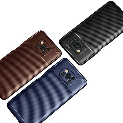 Xiaomi Poco X3 Case Zore Negro Silicon Cover - 6