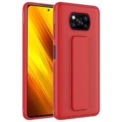 Xiaomi Poco X3 Case Zore Qstand Cover - 6