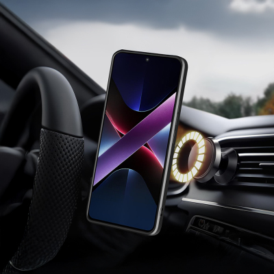 Xiaomi Poco X7 Pro Kılıf Magnetik Standlı Kamera Korumalı Zore Sürgülü Vega Kapak - 8
