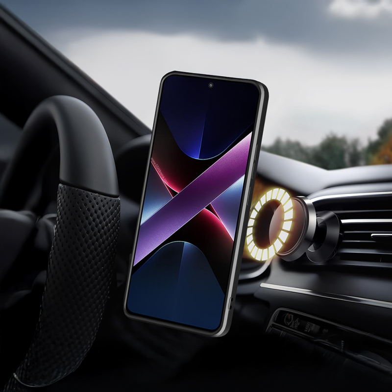 Xiaomi Poco X7 Pro Kılıf Magnetik Standlı Kamera Korumalı Zore Sürgülü Vega Kapak - 8