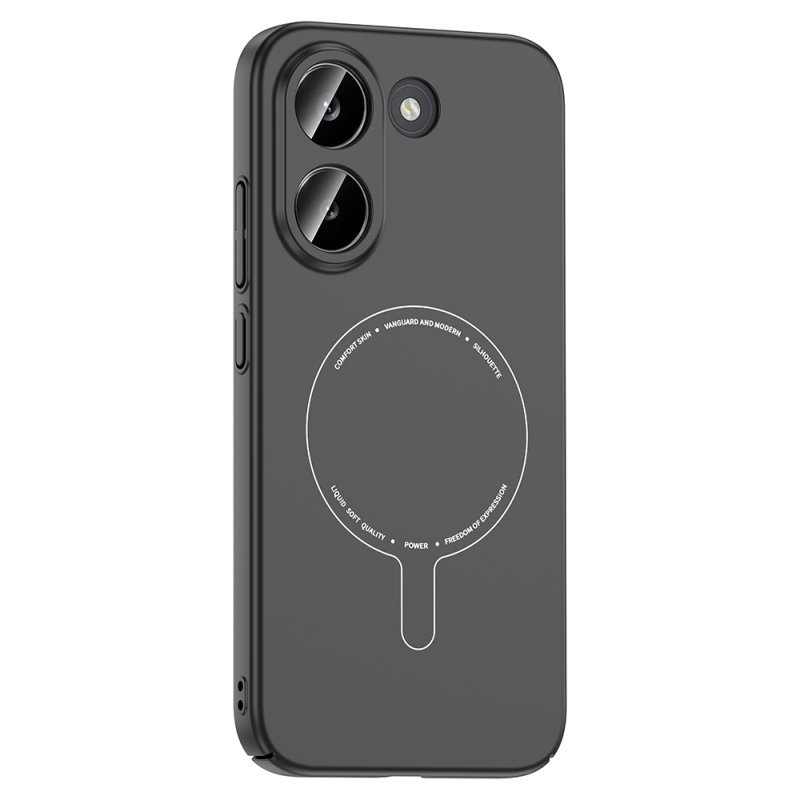Xiaomi Poco X8 Pro Case with M-Safe Charging and Camera Protection - Zore Elio Hard PC Cover - 4