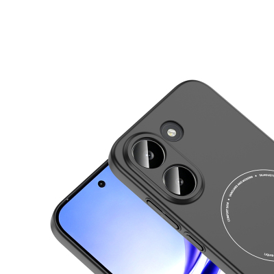 Xiaomi Poco X8 Pro Case with M-Safe Charging and Camera Protection - Zore Elio Hard PC Cover - 6