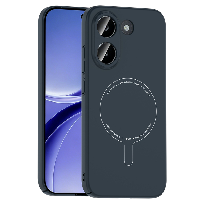 Xiaomi Poco X8 Pro Kılıf M-Safe Şarj Özellikli Kamera Korumalı Zore Elio Sert PC Kapak - 1