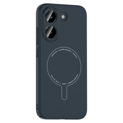 Xiaomi Poco X8 Pro Kılıf M-Safe Şarj Özellikli Kamera Korumalı Zore Elio Sert PC Kapak - 3