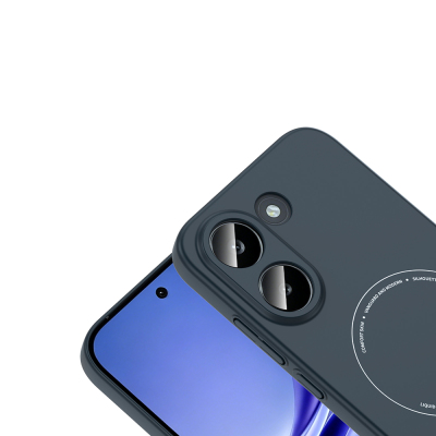 Xiaomi Poco X8 Pro Kılıf M-Safe Şarj Özellikli Kamera Korumalı Zore Elio Sert PC Kapak - 5