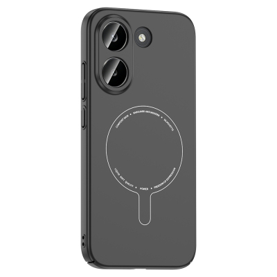 Xiaomi Poco X8 Pro Kılıf M-Safe Şarj Özellikli Kamera Korumalı Zore Elio Sert PC Kapak - 4
