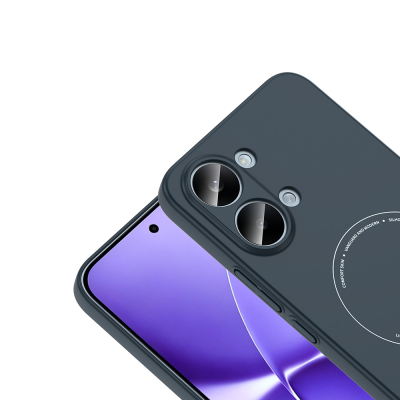 Xiaomi Poco X8 Pro Max Case with M-Safe Charging Feature and Camera Protection - Zore Elio Hard PC Cover - 5