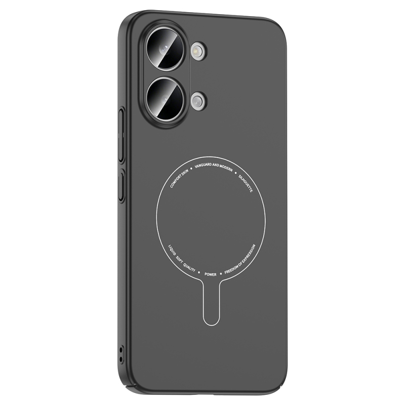 Xiaomi Poco X8 Pro Max Kılıf M-Safe Şarj Özellikli Kamera Korumalı Zore Elio Sert PC Kapak - 3