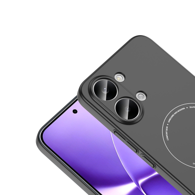 Xiaomi Poco X8 Pro Max Kılıf M-Safe Şarj Özellikli Kamera Korumalı Zore Elio Sert PC Kapak - 6