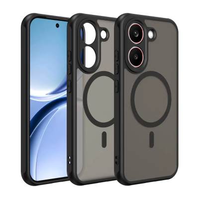 Xiaomi Poco X8 Pro Max Kılıf M-Safe Şarj Özellikli Kamera Korumalı Zore Lunex Kapak - 1